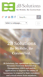 Mobile Screenshot of 2bsolutions.com