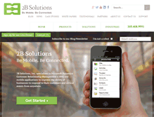 Tablet Screenshot of 2bsolutions.com